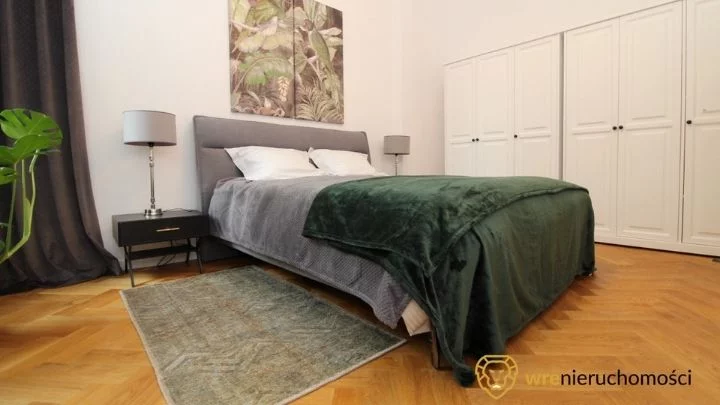 sypialnia w poziomym rzucie mieszkania